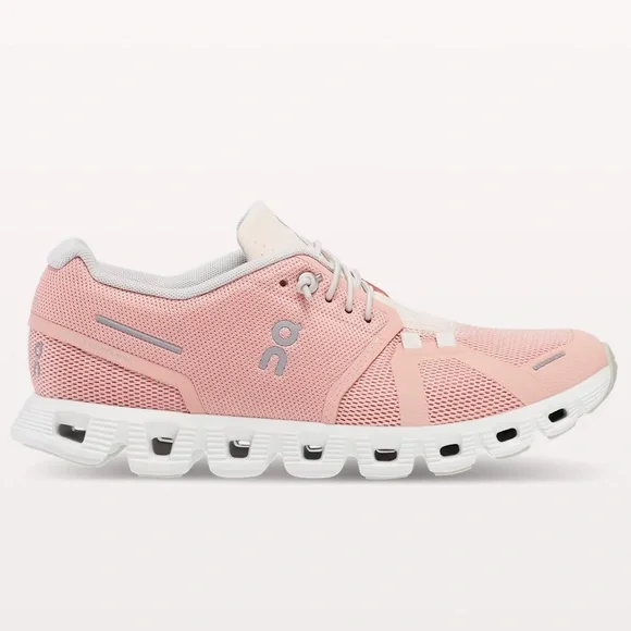 On Running Cloud 5 Rose Shell Running Shoes Size 8 Women's - Picture 1 of 7